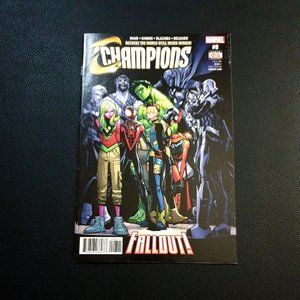 Marvel Comics Champions 8 July 2017 Book Collector Bagged Boarded Waid Ramos